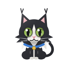 black-and-white tuxedo
